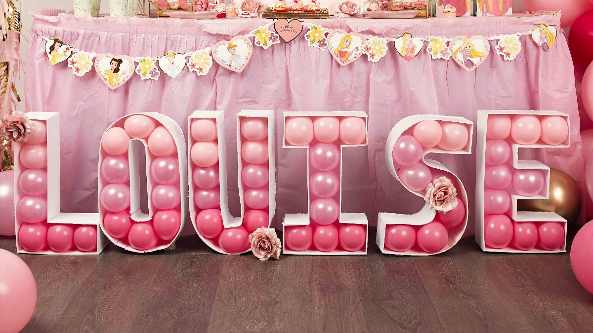 Ballon Anniversaire Princesse 30 cm - Decoration salle