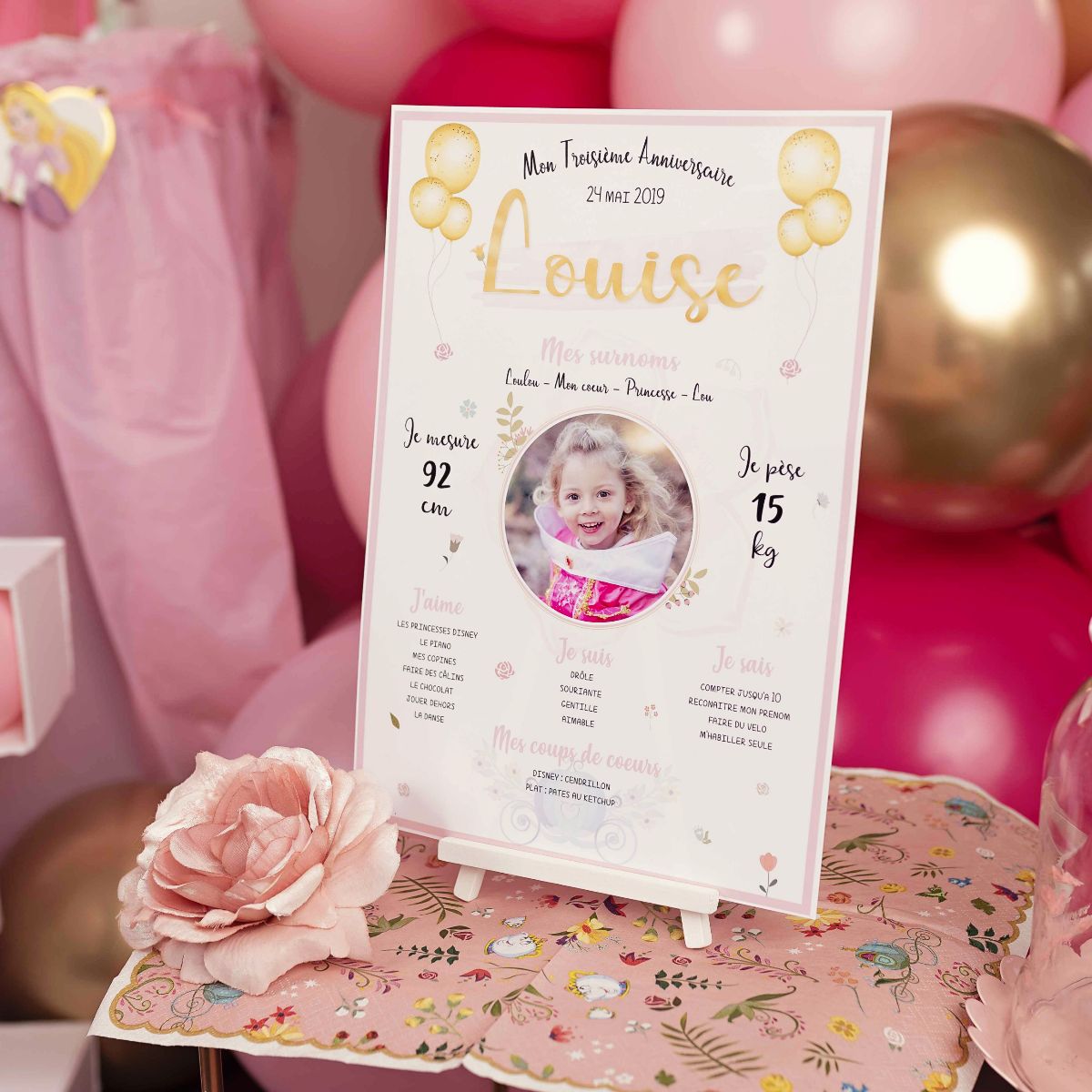 Anniversaire Pour Enfants Theme Princesses Disney Pour Louise Anniversaire Pour Enfants Theme Princesses Disney Pour Louise