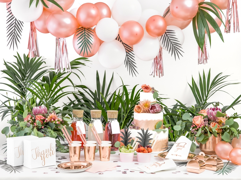 Pinata montgolfière rose  décoration anniversaire enfant- Fêtes