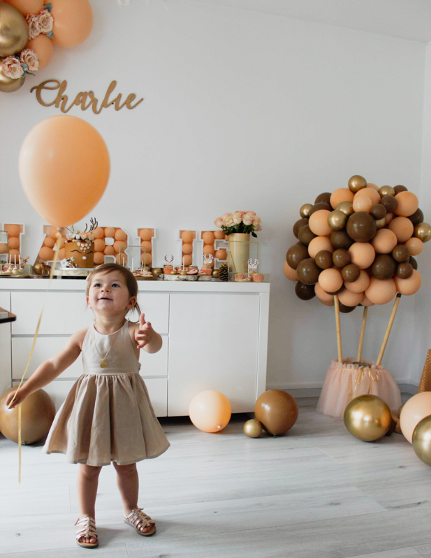 Décoration Anniversaire Enfant Fille, Ballon anniversaire fille avec  bannière Bonne fête, Ballons Bonbon anniversaire fille