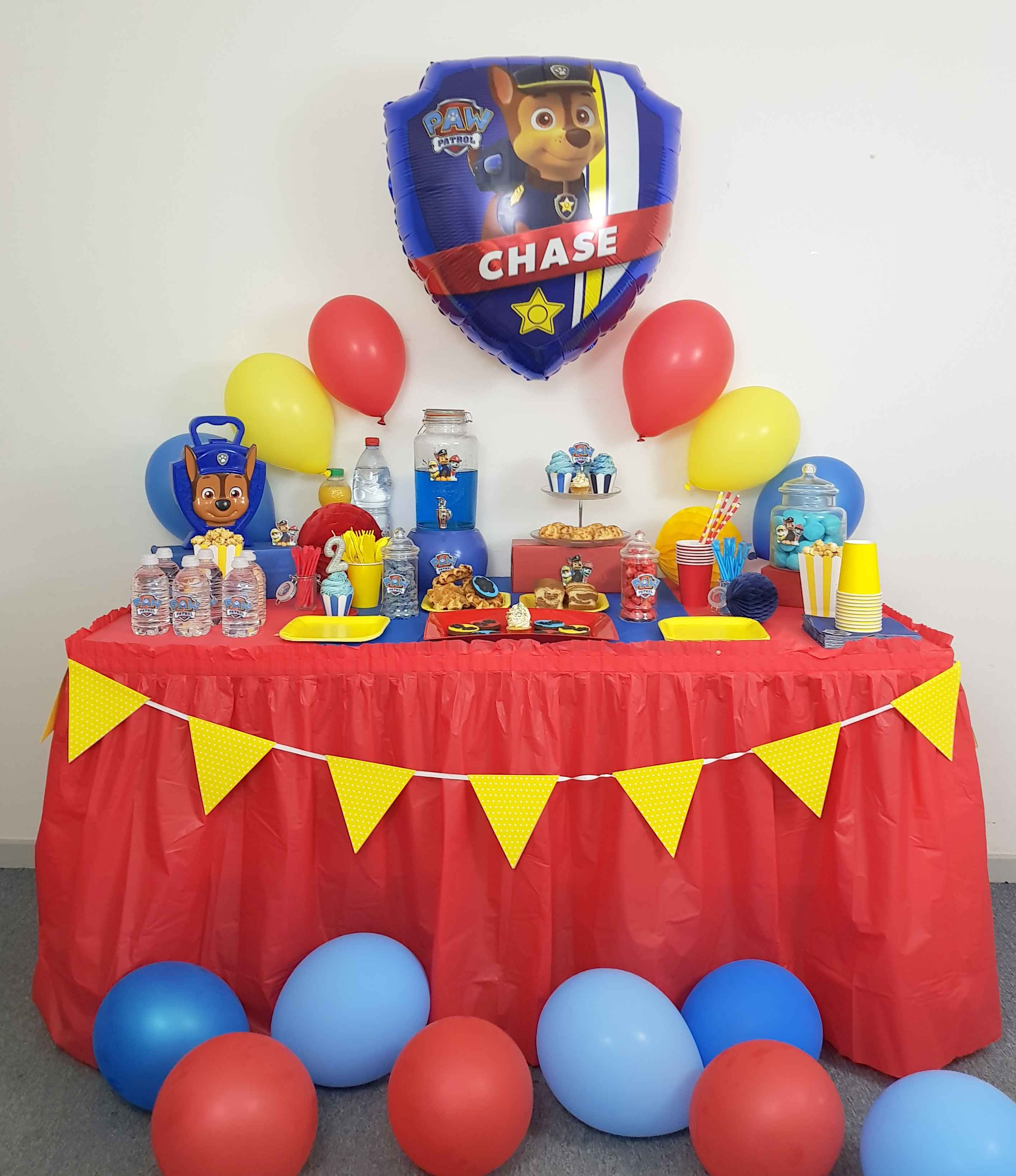 Paw Patrol Décoration d'anniversaire 5 ans, Pat' Patrouille Cartoon Party  Ballons Décoration d'anniversaire d'enfant 5 ans Garçon Fille Pat' Ballons  Helium Anniversaire Fête Décoration