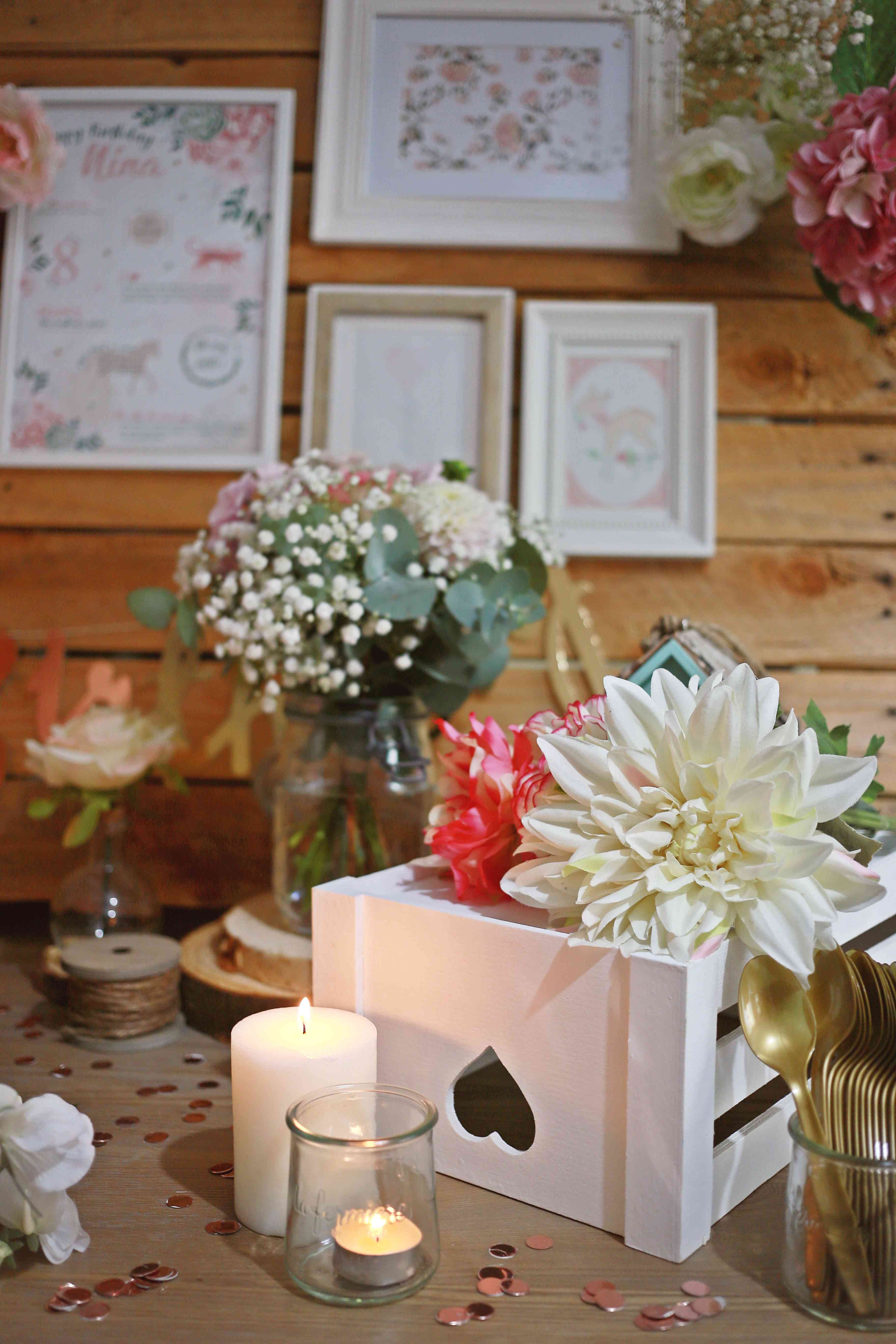 Anniversaire Liberty Shabby Chic De Nina En Rose Et Dore Anniversaire Liberty Shabby Chic De Nina En Rose Et Dore
