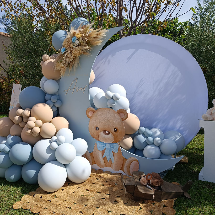 Leila bébé ballon organique balloon designer arche de ballon