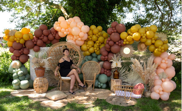 décor ballons organique melann events organisatrice chartres