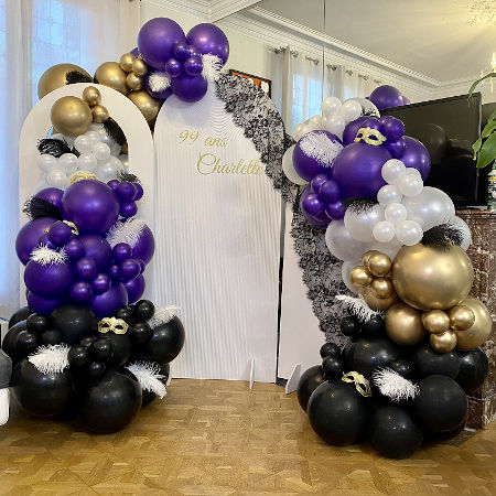 Arche de ballons décor anniversaire