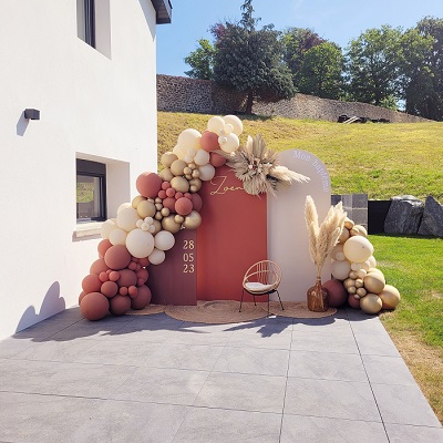 décoration-arche-ballon-organique-biodégradable