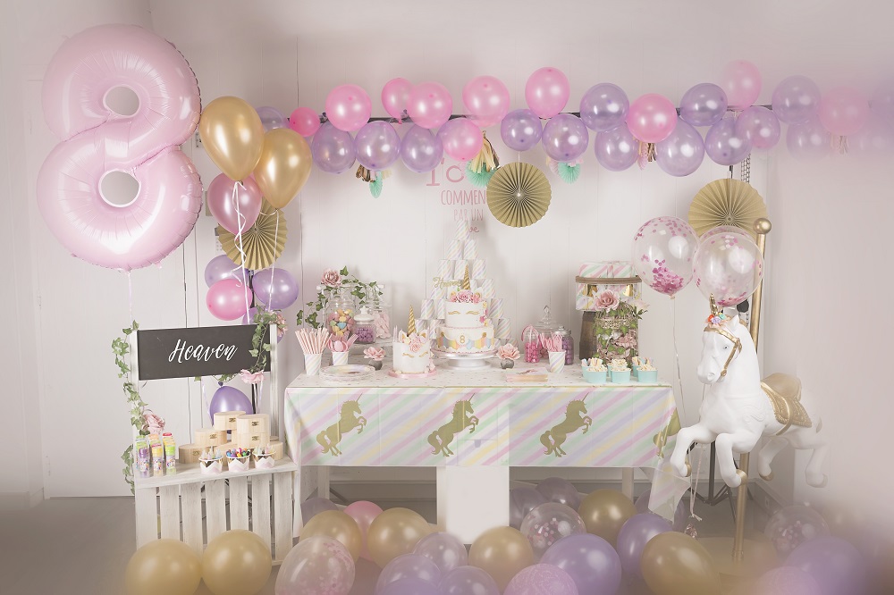 idées pour une décoration anniversaire licorne fille