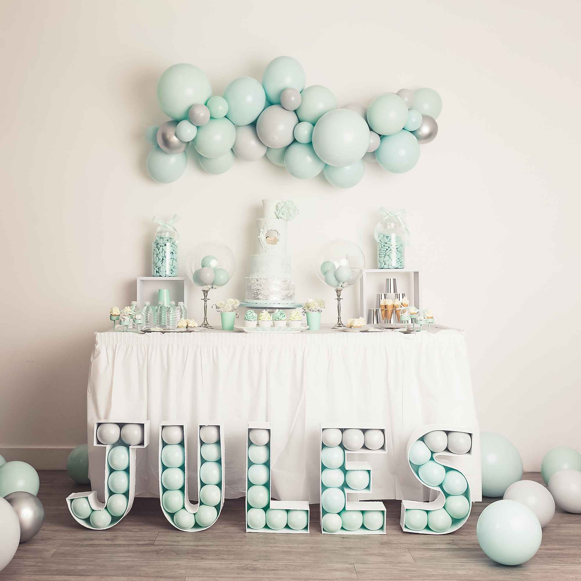 Bapteme De Jules Decoration Sweet Table Pastel