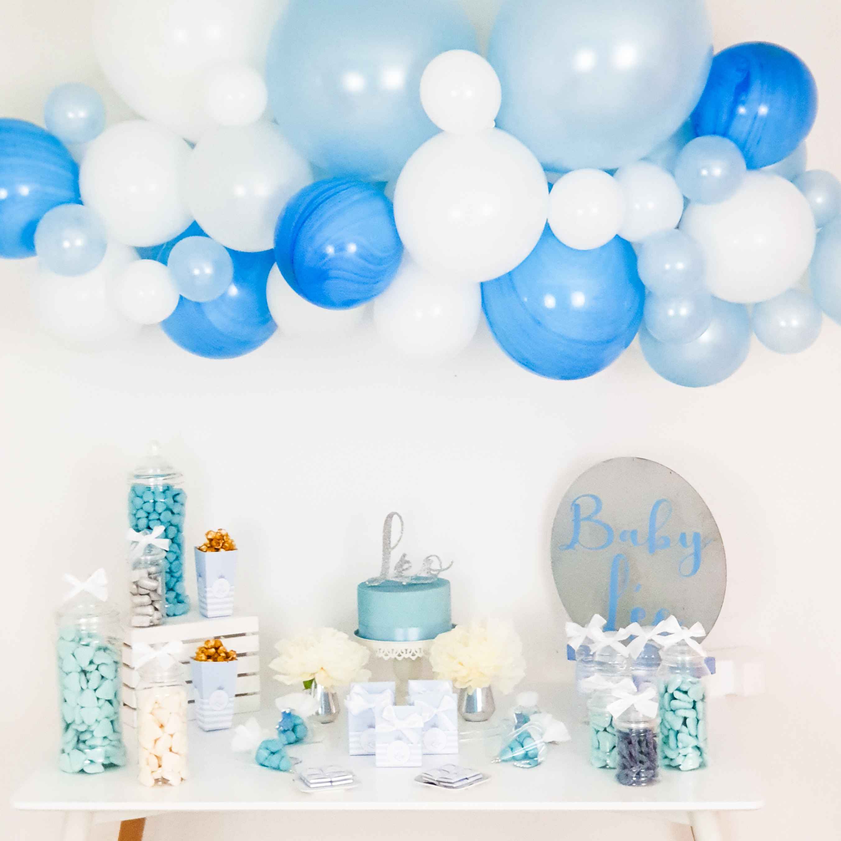 Baptême Décoration de Table Pailleté 3D Or pour Baby Shower Communion  Confirmation Accessoire de Fête Naissance Anniversaires Fille Garçon (Bleu)  : : Cuisine et Maison