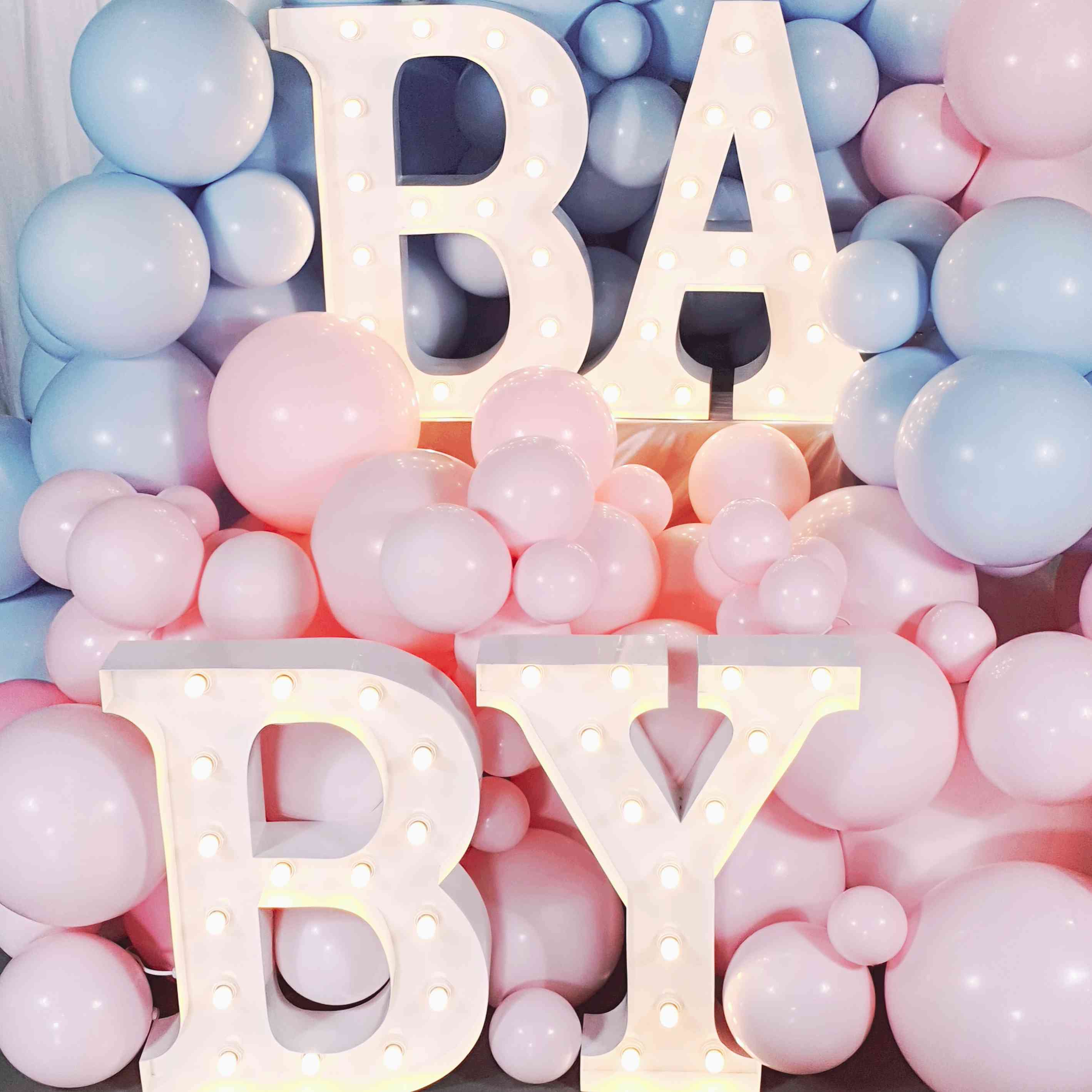 Accessores Photobooth Baptême, Baby Shower , Marage Colors Bleu Et