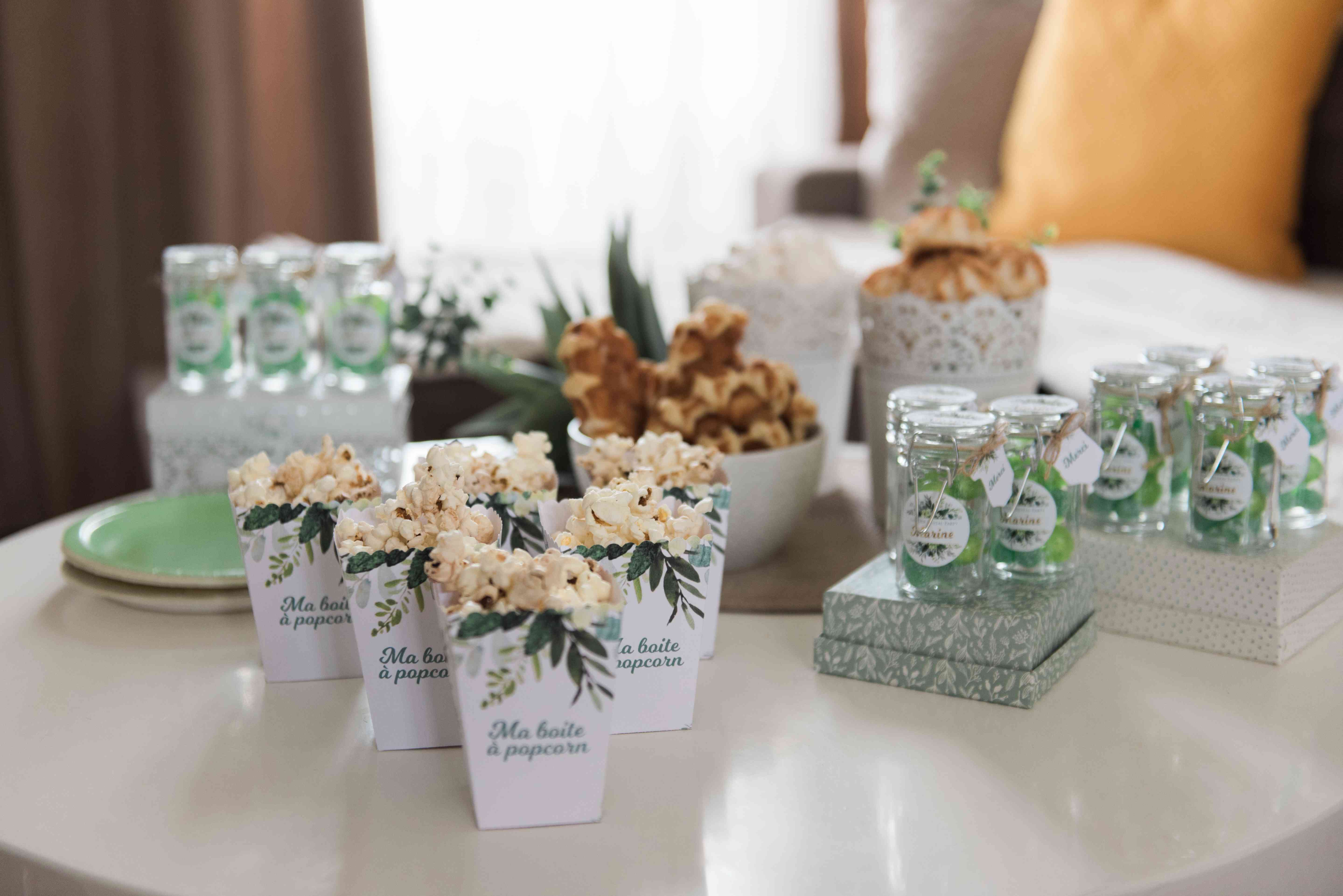 70 Confettis En Bois Pour Baby Shower – Déco Table Naissance, Baptême, Genre Révélation