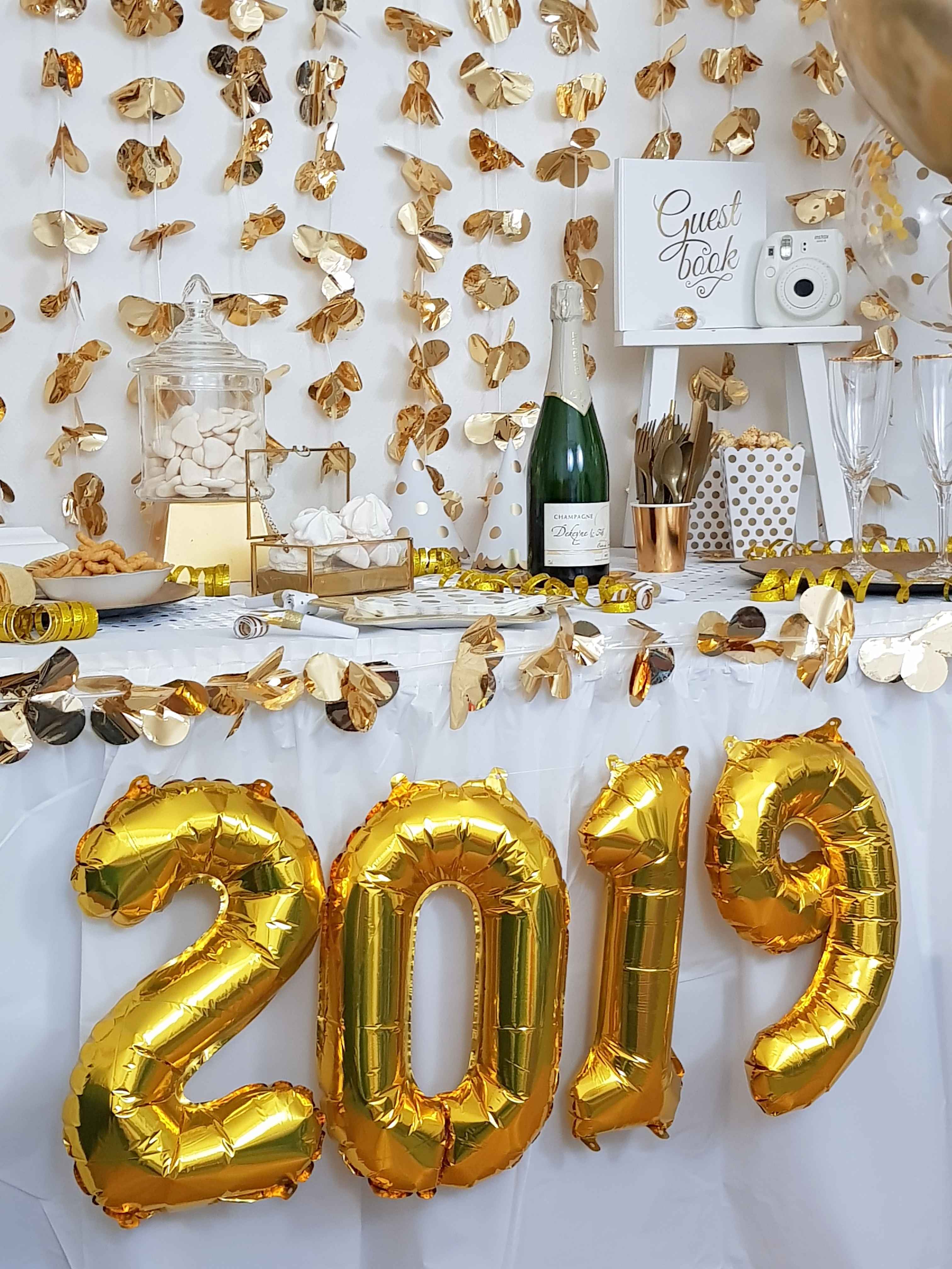 sweet table d'inspiration pour le nouvel an 2019 jour
