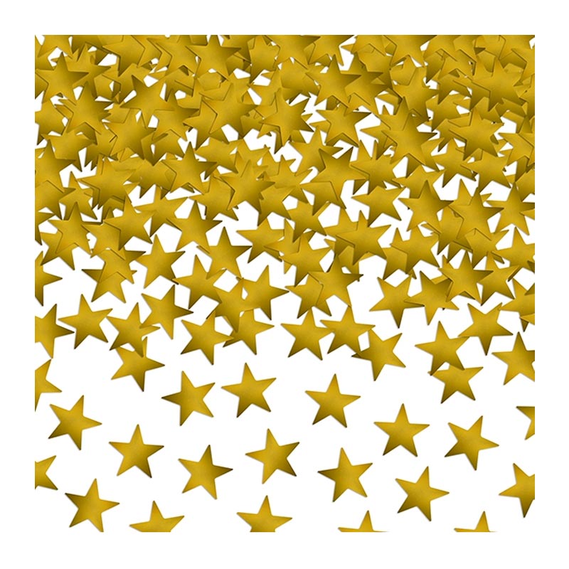 Canon à Confettis-Etoiles dorées - Décorations Anniversaire