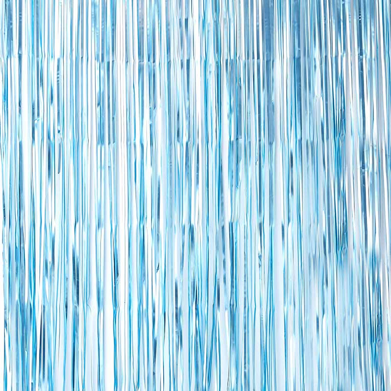 Bleu Rideaux Décoratifs Toile De Fond Anniversaire Rideau Anniversaire  Rideau Frange Rideau De Fond Mural À - Cdiscount Maison