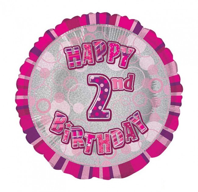 ballon chiffre deux 2 ans décoration rose gris anniversaire fille