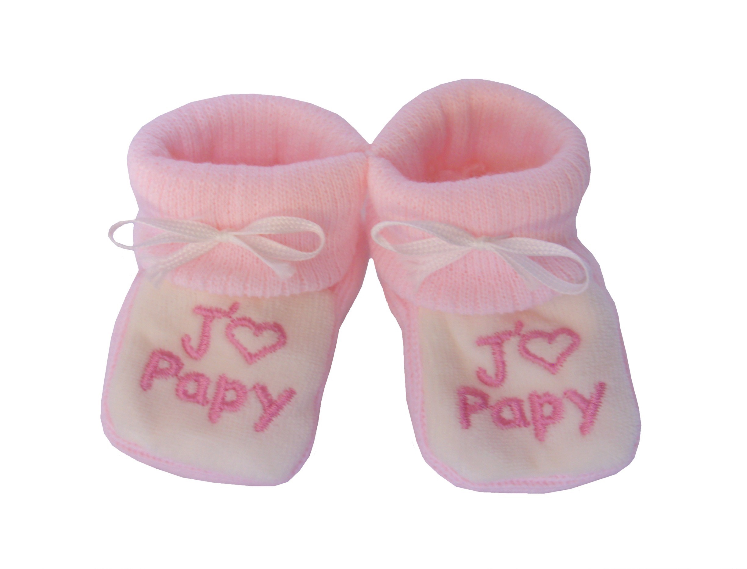 Chausson bébé modèle J'aime papa