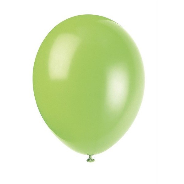 Ballons-Vert anis-Lot de 10 - Décorations Anniversaire