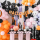 Décorations en Ballons Organiques : Une Halloween Enchantée en Orange, Noir et T