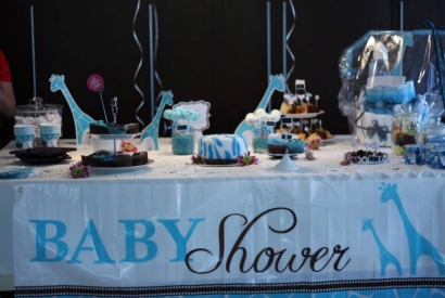 La Baby Shower d'Adrien organisée par Julie Organisatrice mybbshowershop.com