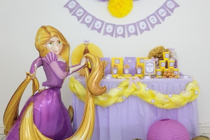 Anniversaire Princesse Raiponce pour les 7 ans de Jessica