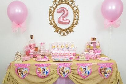 Anniversaire Princesse Cendrillon et ses amis pour les deux ans d'Elya