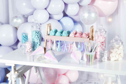 Gender Reveal Party en Bleu Rose et Parme