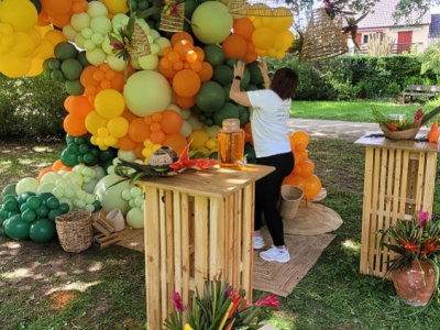 Une Journée de Masterclass Balloon Designer Mybbshowershop : un voyage tropical 