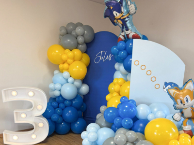 Anniversaire Sonic : une déco qui revient en force chez les enfants