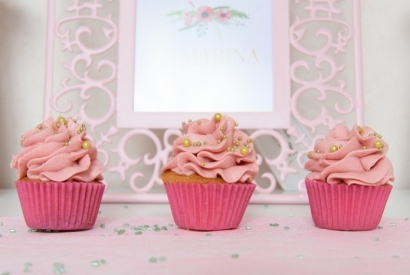 Décorations et idées de cup cakes pour baby shower